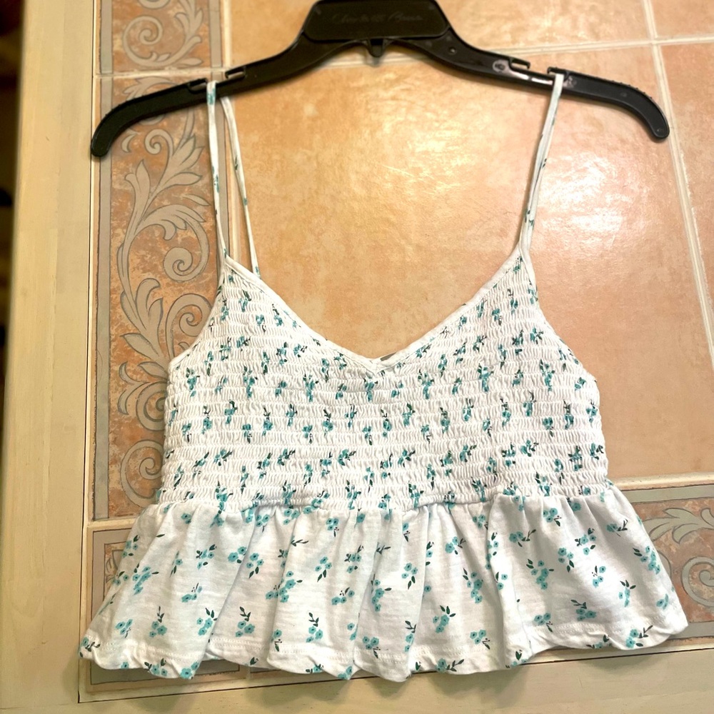 Flower Crop tank top